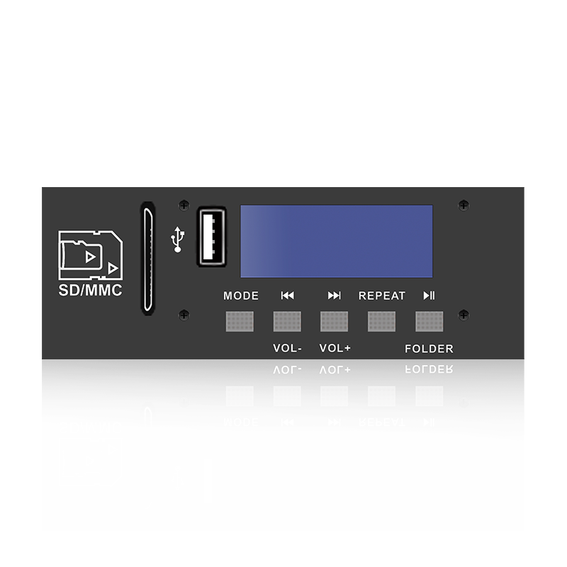 LCD6220: 5 ボタン SD/USB コネクタ LCD スクリーン MP3 プレーヤー、Bluetooth、TWS 付き