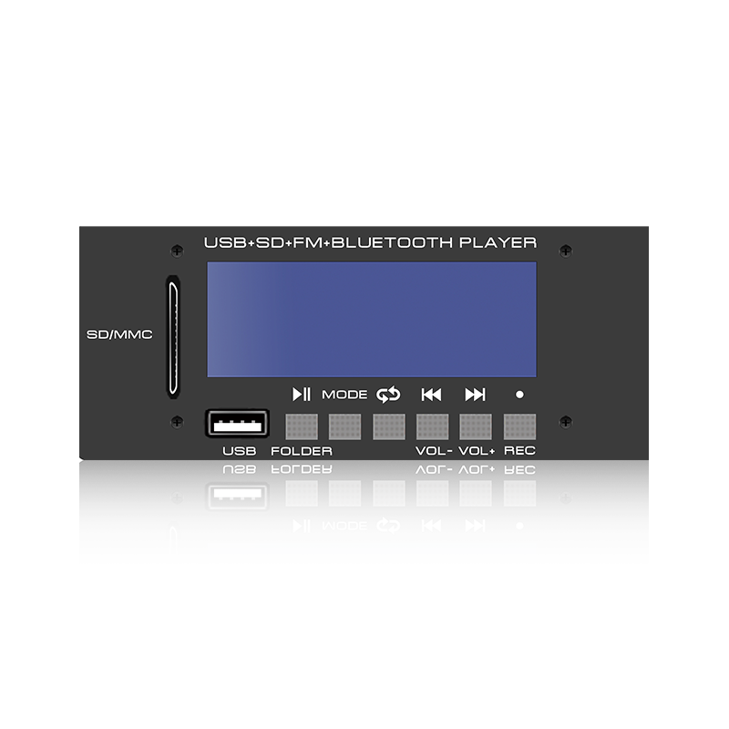 LCD6228: 6 ボタン SD/USB コネクタ LCD スクリーン MP3 プレーヤー、Bluetooth、TWS 付き