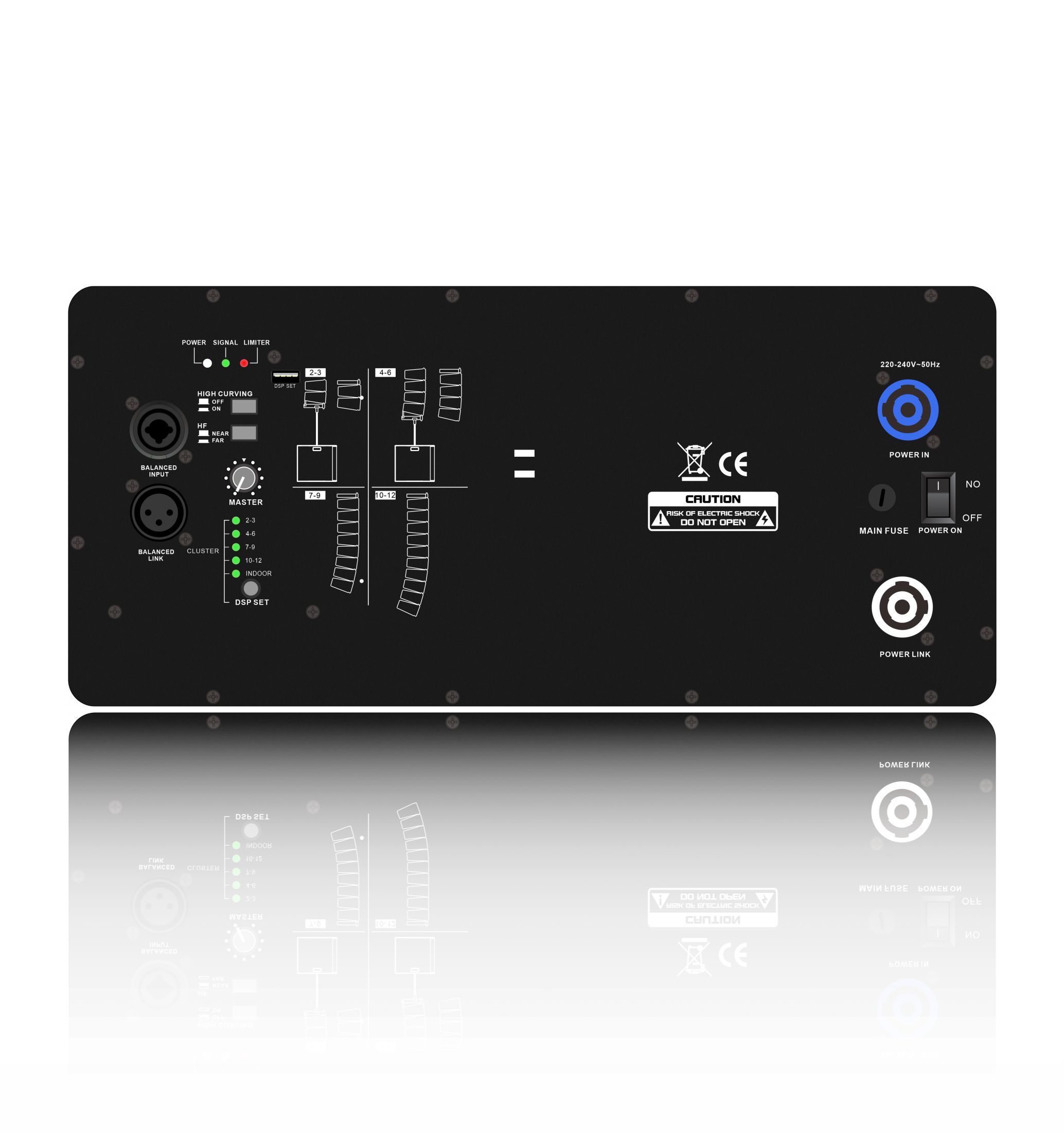 HDL10-A プロフェッショナルラインアレイシステムパワーアンプ