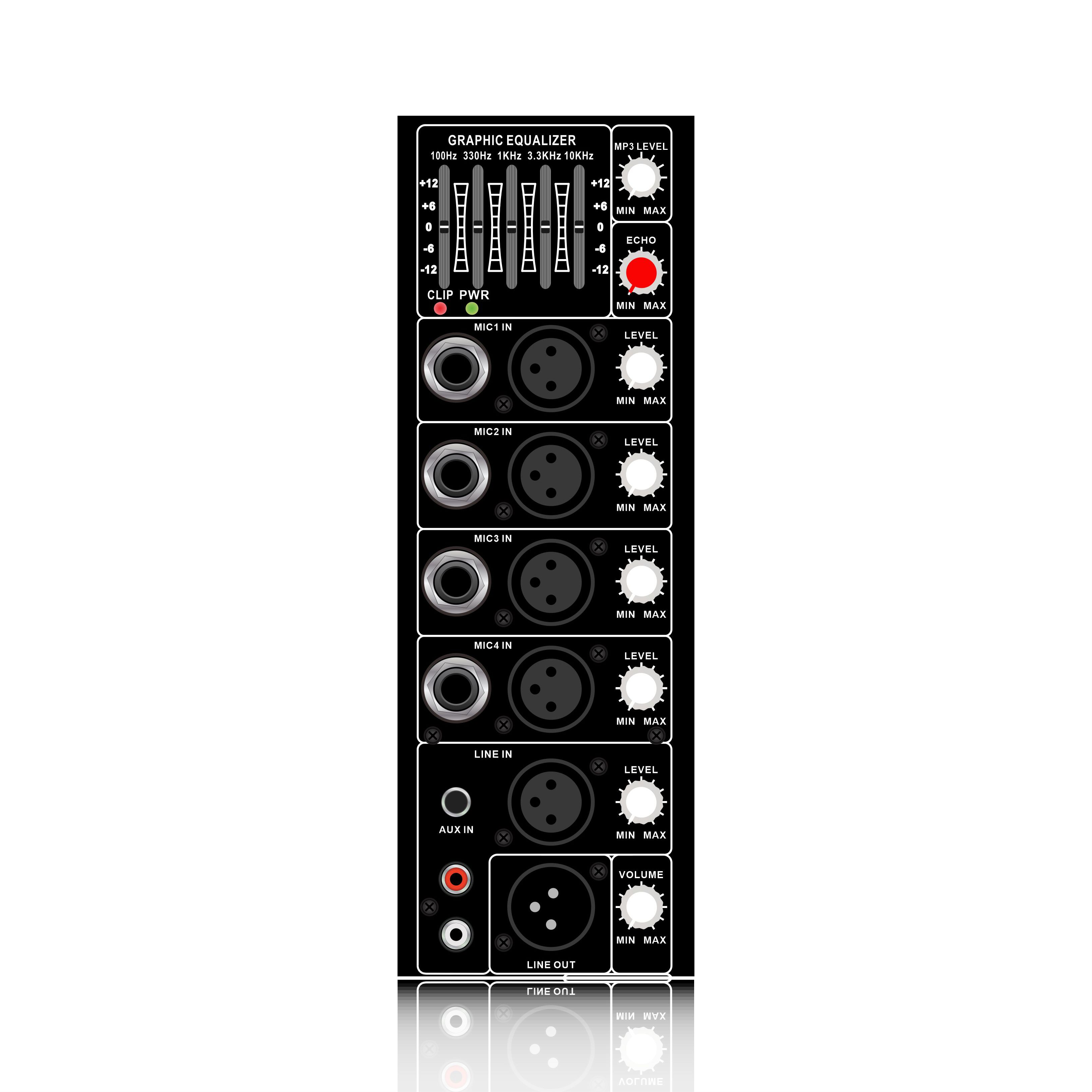 マルチチャンネルAB級スピーカーアンプ PL67
