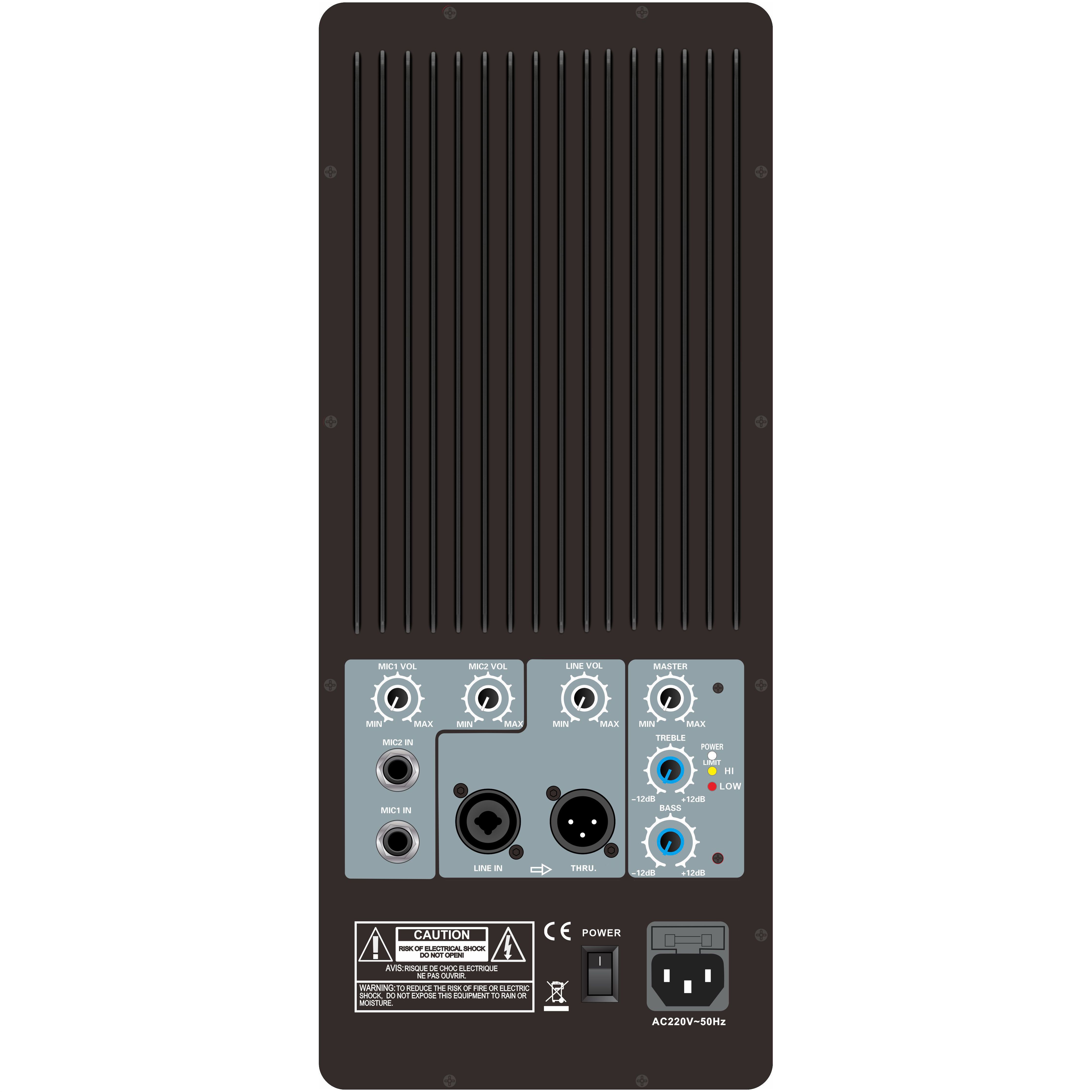 強力なクラス H スピーカーアンプ PL62