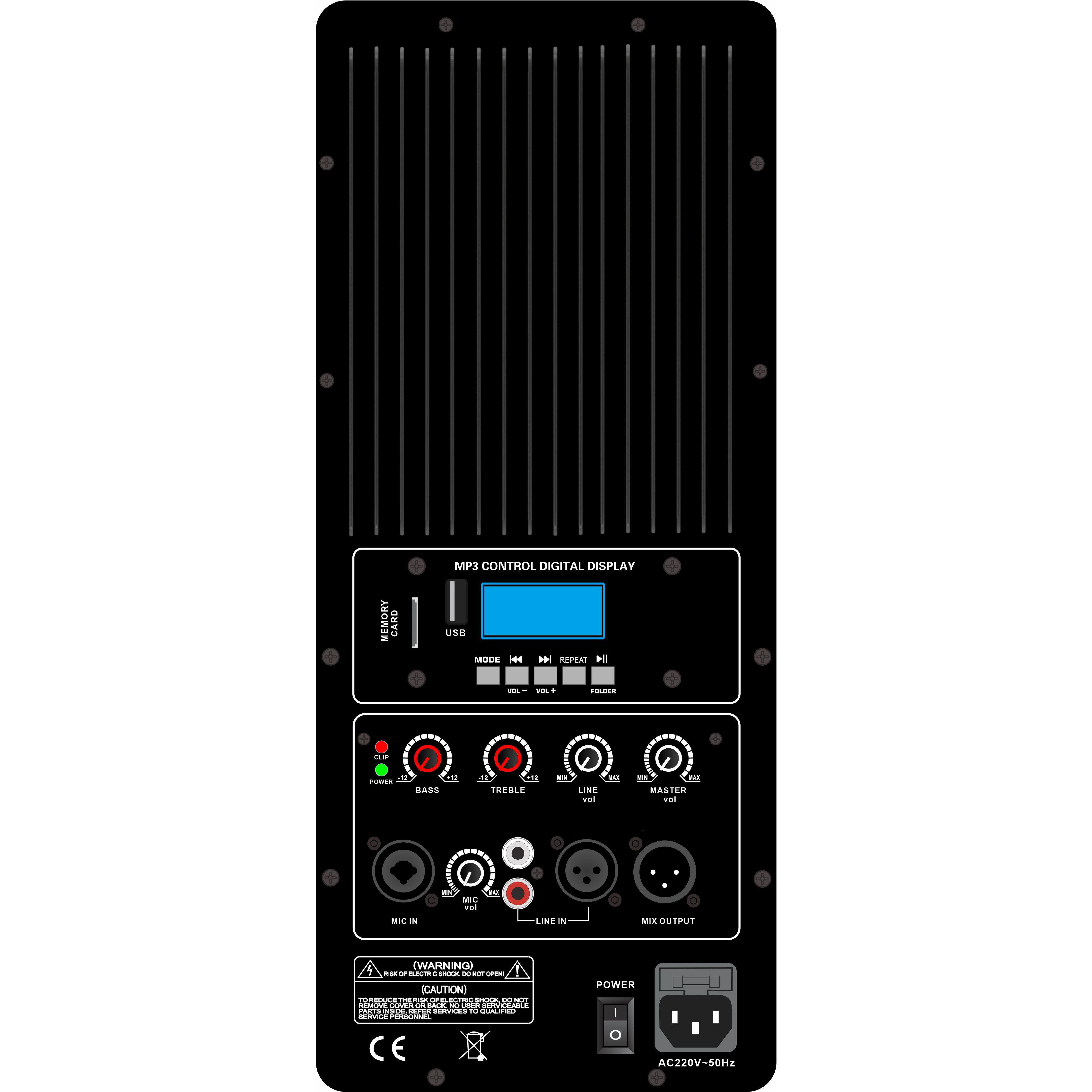 クラスHパワードスピーカーアンプPL89