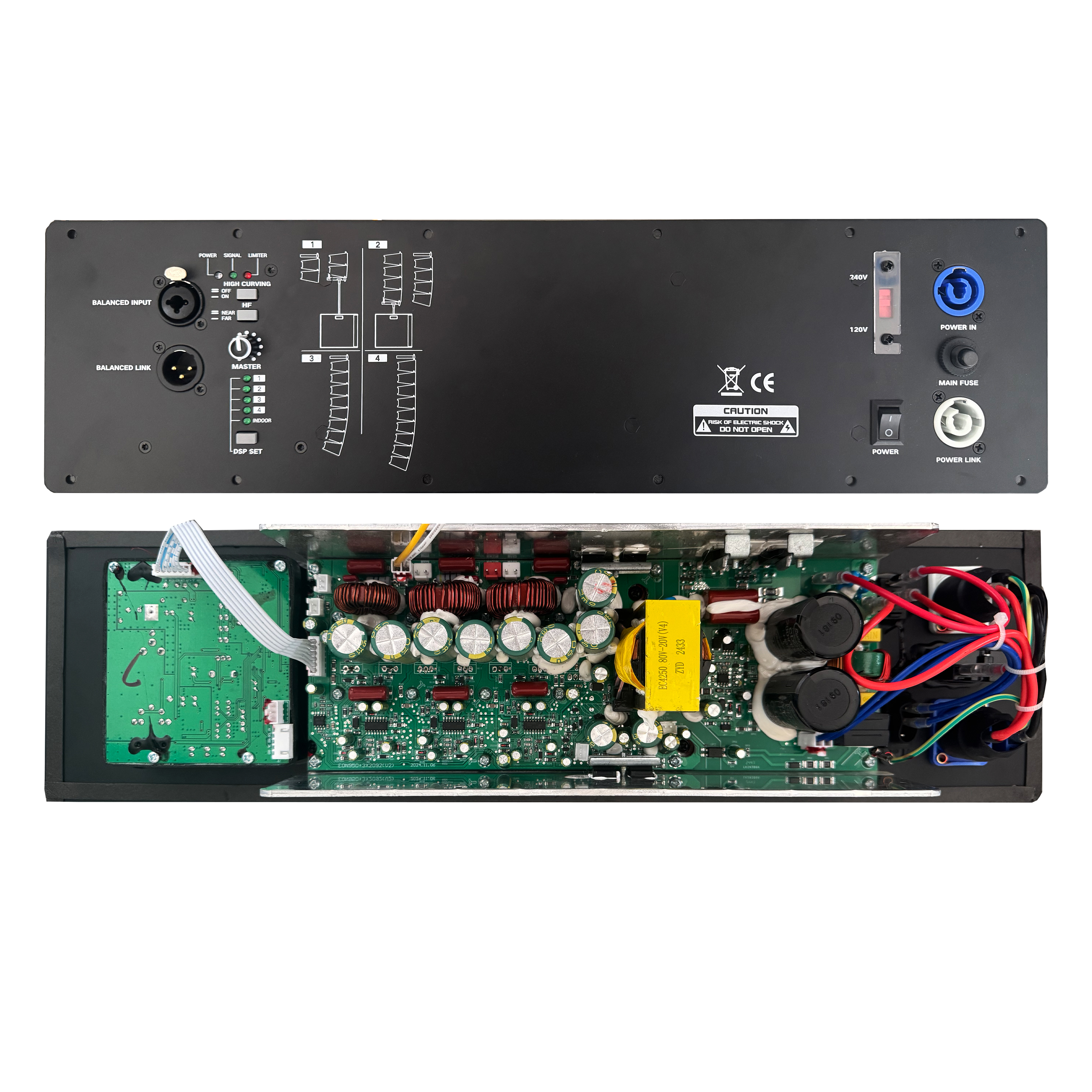 HDL10-A プロフェッショナルラインアレイシステムパワーアンプ
